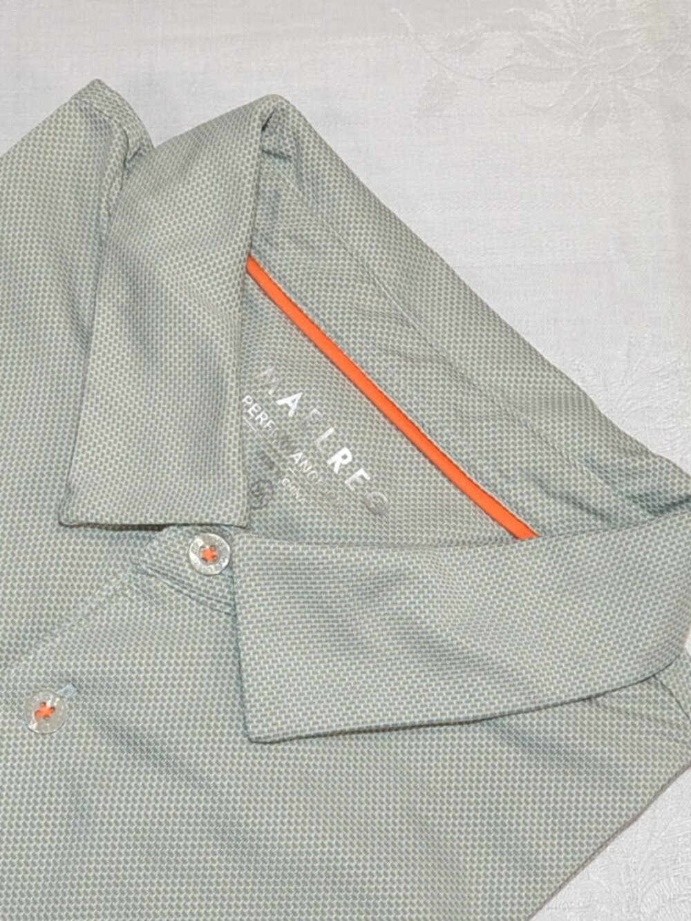 Maelreg Short-Sleeve Mint Green Golf Polo XXL
